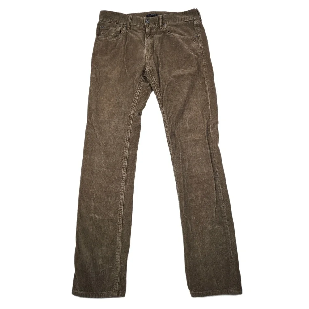 Banana Republic Corduroy Pants Mens‎ 30x32 Brown Pima Cotton 5-Pocket Casual
